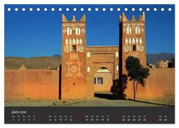 Produktbild: Marokko im Farbenrausch (Tischkalender 2026 DIN A5 quer), CALVENDO Monatskalender