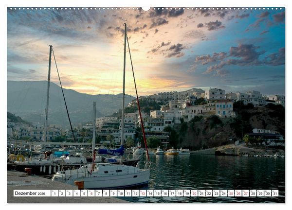 Produktbild: Idyllische H&auml;fen auf Kreta (Wandkalender 2026 DIN A2 quer), CALVENDO Monatskalender