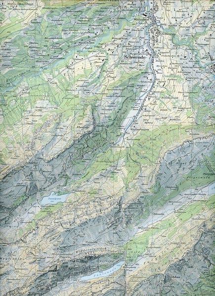 Swisstopo 1 : 25 000 Säntis - Churfirsten