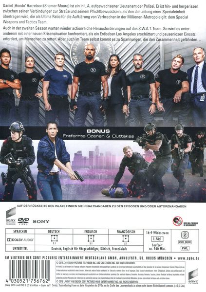 Produktbild: S.W.A.T. (2017) - Die komplette zweite Season [6 DVDs]