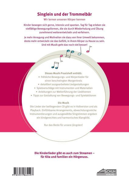 Produktbild: Singlein und der Trommelb&auml;r - Band 1 (inkl. Musik-CD)