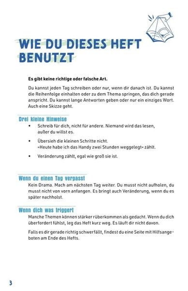 Produktbild: Journal Heft - Reset f&uuml;r deinen Kopf - Wer bist du ohne Handy?