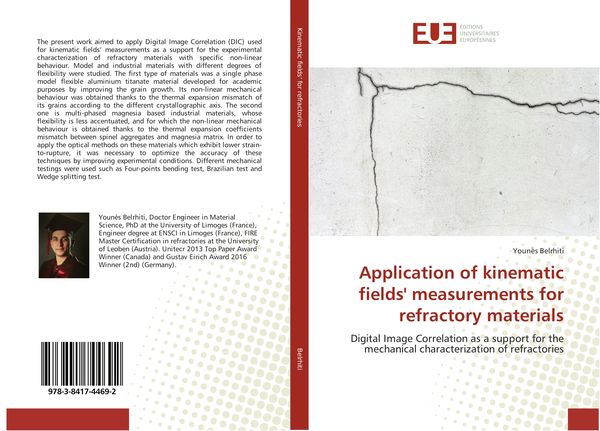 Produktbild: Application of kinematic fields' measurements for refractory materials