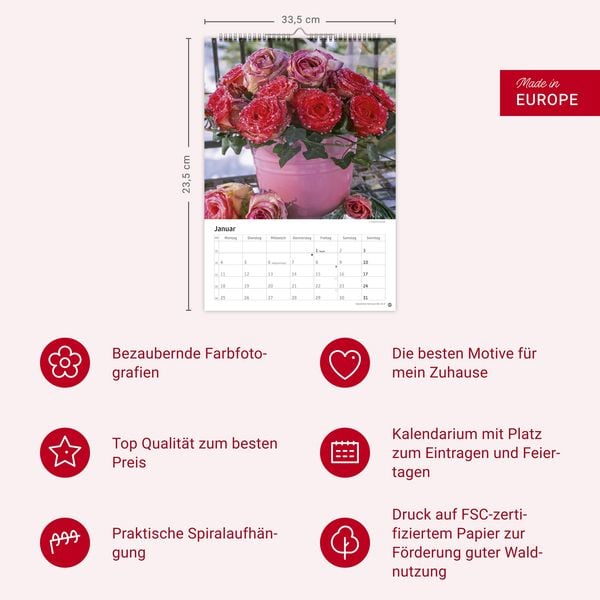 Produktbild: Rosenpracht Kalender 2027