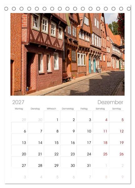 Produktbild: Tischplaner 2027 - Deutschlands sch&ouml;nste Altst&auml;dte - Schleswig-Holstein (A5 Tischkalender zum Aufstellen) CALVENDO