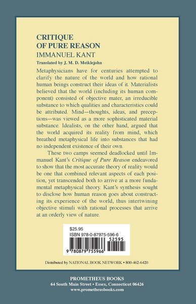 Produktbild: Critique of Pure Reason