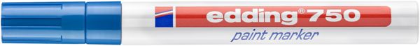 Produktbild: Edding 750 paint marker 4-750003 Lackmarker Blau 2 mm, 4mm