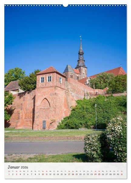 Produktbild: Tangerm&uuml;nde - Historische Altstadt an der Elbe (hochwertiger Premium Wandkalender 2026 DIN A2 hoch), Kunstdruck in Hochglanz