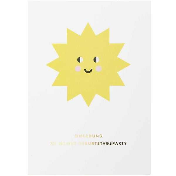 Produktbild: Einladungskarten Happy Birthday, MIX