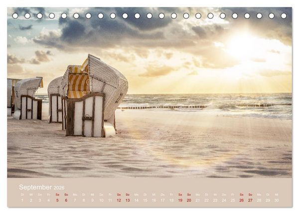Produktbild: Sommerlichter - Stimmungsvolle Landschaftsbilder (Tischkalender 2026 DIN A5 quer), CALVENDO Monatskalender