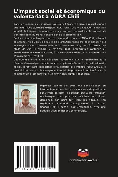 Produktbild: L'impact social et &eacute;conomique du volontariat &agrave; ADRA Chili