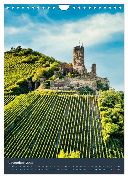 Produktbild: Burgen am Mittelrhein (Wandkalender 2026 DIN A4 hoch), CALVENDO Monatskalender