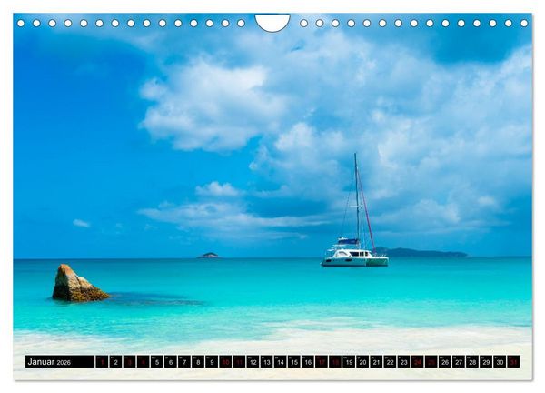 Produktbild: Seychellen - Das wahre Paradies (Wandkalender 2026 DIN A4 quer), CALVENDO Monatskalender