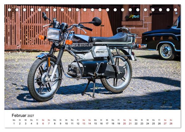 Produktbild: Kreidler-Kult (Tischkalender 2027 DIN A5 quer), CALVENDO Monatskalender