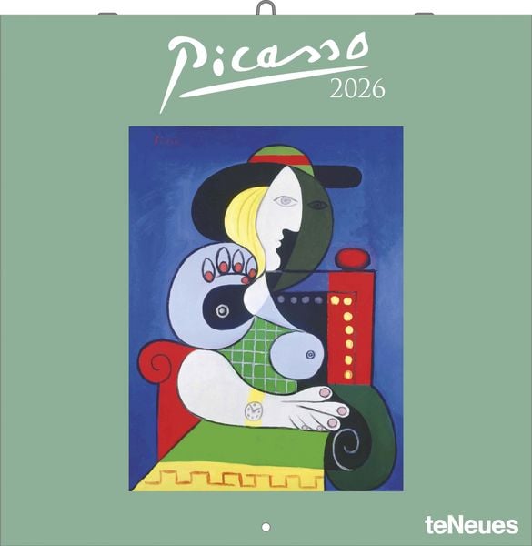 teNeues - Picasso 2026 – Kunst-Wandkalender 30x30 cm (30x60 cm geöffnet) | Broschürenkalender mit Meisterwerken für Kunstliebhaber
