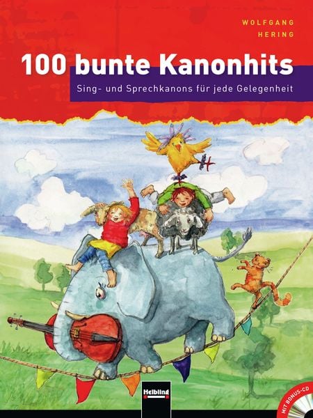 Produktbild: 100 bunte Kanonhits. Paket (Buch und Audio-CDs)