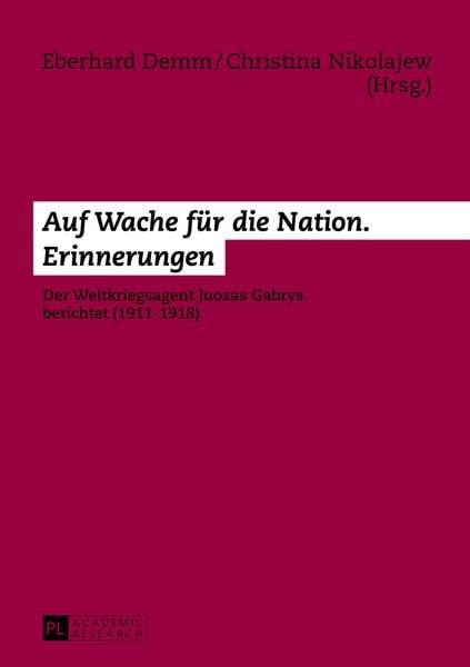 Produktbild: Auf Wache fuer die Nation. Erinnerungen
