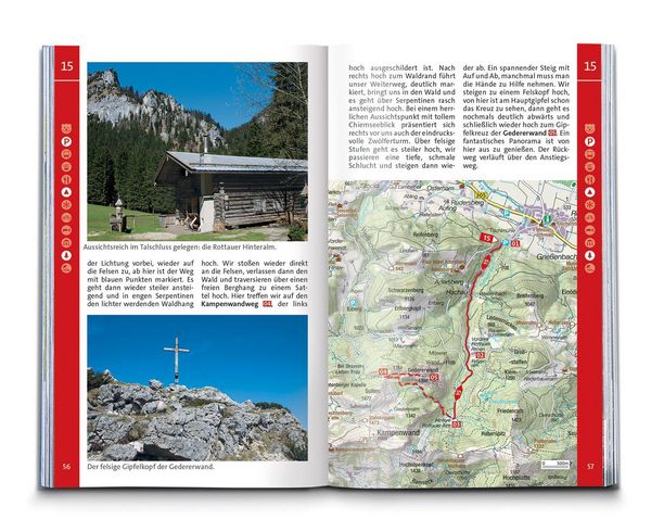 Produktbild: KOMPASS Wanderf&uuml;hrer Chiemgauer Alpen, 65 Touren