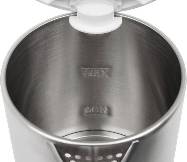 Produktbild: Clatronic WKS 3692 weiss Wasserkocher Edelstahl, Wei&szlig; Fassungsverm&ouml;gen: 1.5l