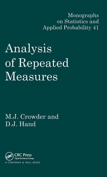Produktbild: Analysis of Repeated Measures