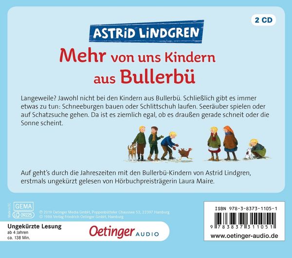 Wir Kinder aus Bullerbü 2. Mehr von uns Kindern aus Bullerbü