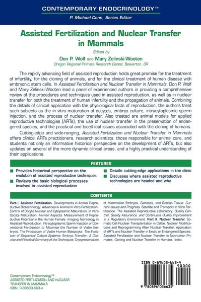 Produktbild: Assisted Fertilization and Nuclear Transfer in Mammals