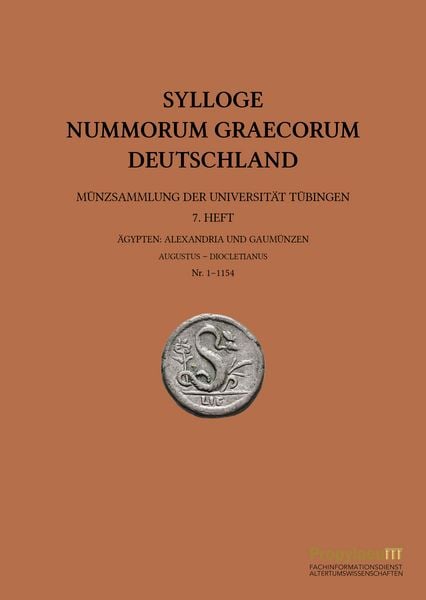 Produktbild: Sylloge Nummorum Graecorum Deutschland - M&uuml;nzsammlung der Universit&auml;t T&uuml;bingen
