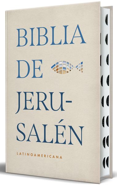 Produktbild: Biblia Cat&oacute;lica Biblia de Jerusal&eacute;n Latinoamericana, Tapa Dura Edici&oacute;n Cl&aacute;sica Marr&oacute;n Arena Con &Iacute;ndice / Jerusalem Bible - Latin American Edition Hc Sand