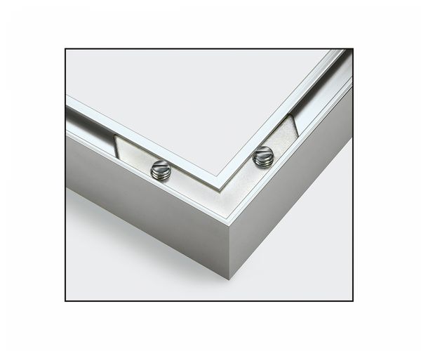 Produktbild: MNZ - Alurahmen Tripty. Silber 50x80 cm