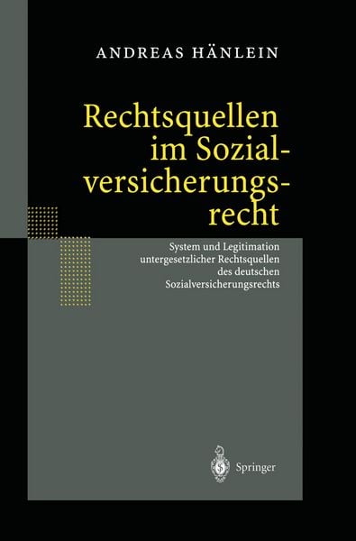 Produktbild: Rechtsquellen im Sozialversicherungsrecht