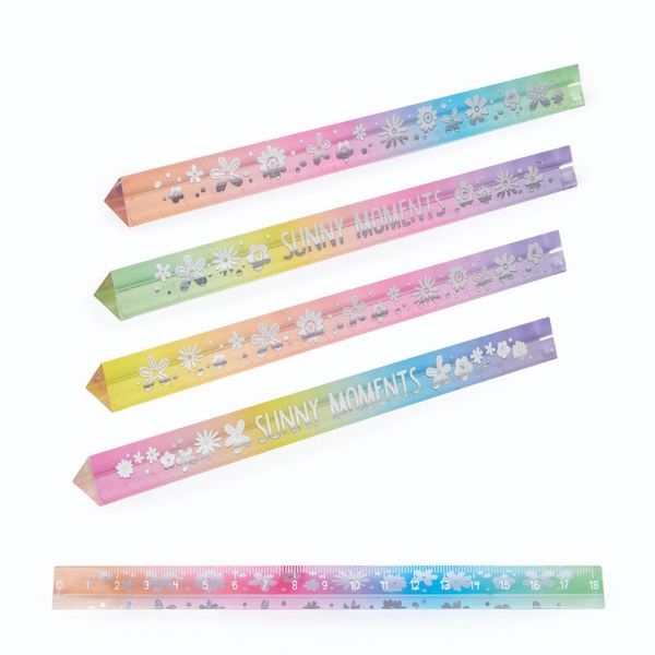 Produktbild: GFH Regenbogen-Lineal Acryl 18cm