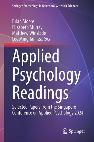Produktbild: Applied Psychology Readings
