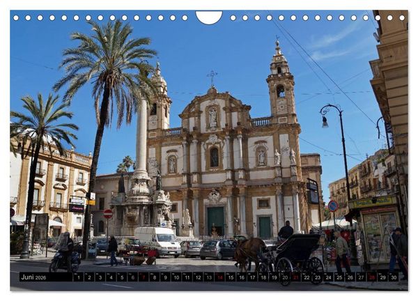 Produktbild: Palermo - Impressionen (Wandkalender 2026 DIN A4 quer), CALVENDO Monatskalender