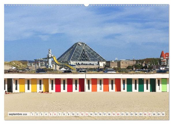 Produktbild: Le Touquet-Paris-Plage - Perle de la c&ocirc;te d'Opale (Calendrier mural 2026 DIN A2 vertical), CALVENDO calendrier mensuel