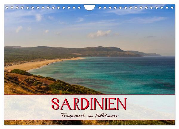 Produktbild: Sardinien Panoramakalender (Wandkalender 2026 DIN A4 quer), CALVENDO Monatskalender