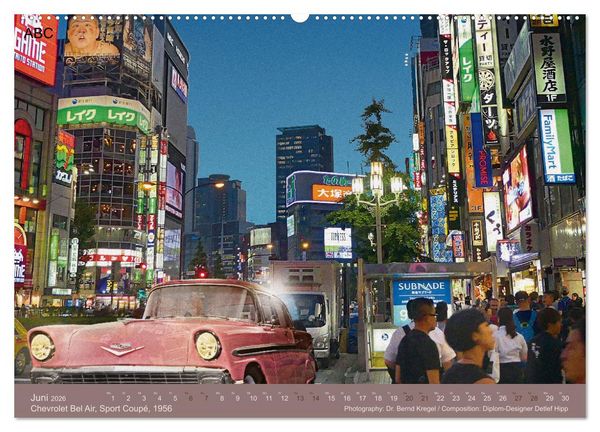 Produktbild: Oldtimer auf 5 Kontinenten (Wandkalender 2026 DIN A2 quer), CALVENDO Monatskalender