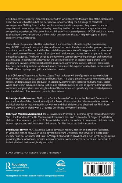 Produktbild: Black Children of Incarcerated Parents Speak Truth to Power