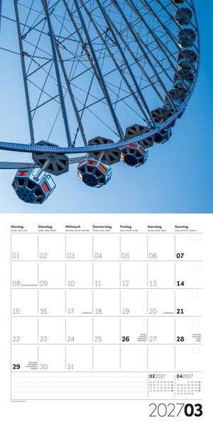 Produktbild: Die Farbe Blau Kalender 2027 - 30x30 - Art12
