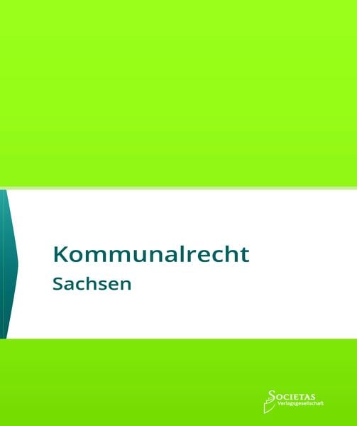 Produktbild: Kommunalrecht Sachsen