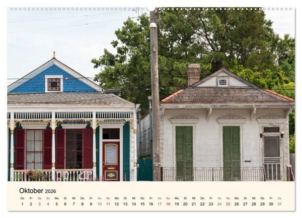 Produktbild: Sommer in New Orleans (Wandkalender 2026 DIN A2 quer), CALVENDO Monatskalender