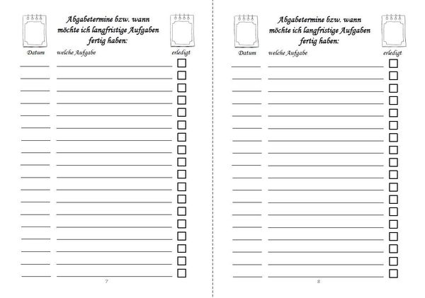 Produktbild: Mein To Do Listen Organizer