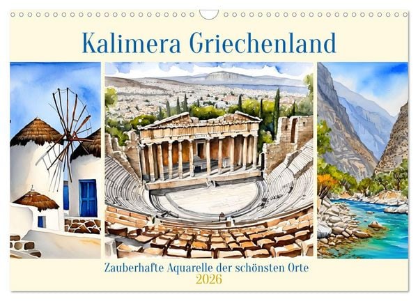 Produktbild: Kalimera Griechenland (Wandkalender 2026 DIN A3 quer), CALVENDO Monatskalender