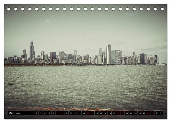 Produktbild: Metropole Chicago (Tischkalender 2026 DIN A5 quer), CALVENDO Monatskalender