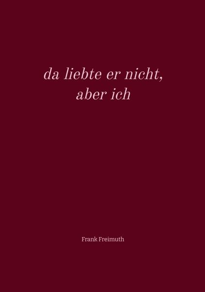Produktbild: da liebte er nicht, aber ich