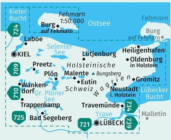 Produktbild: Holsteinische Schweiz, Fehmarn
