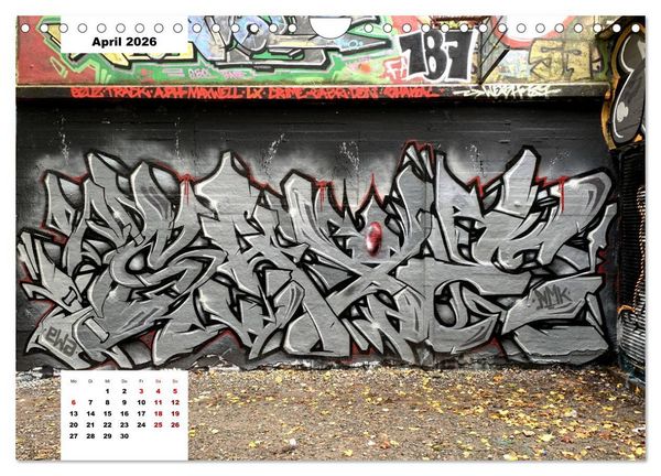 Produktbild: Hamburg Graffiti (Wandkalender 2026 DIN A4 quer), CALVENDO Monatskalender