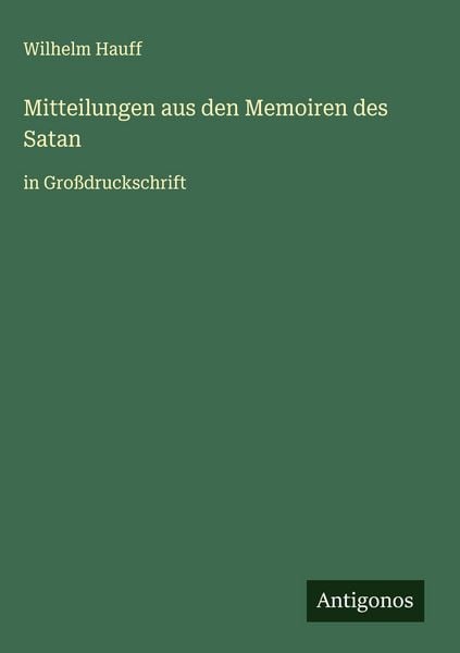 Produktbild: Mitteilungen aus den Memoiren des Satan