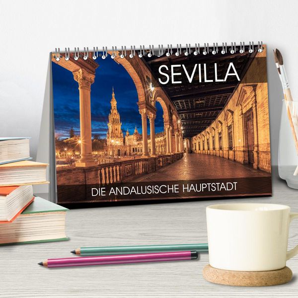 Produktbild: Sevilla - die andalusische Hauptstadt (Tischkalender 2026 DIN A5 quer), CALVENDO Monatskalender