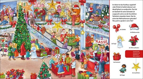 Produktbild: Suche und finde! Sound-Wimmelbuch - Weihnachten