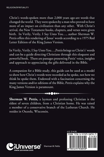 Produktbild: Verily, Verily, I Say unto You ...